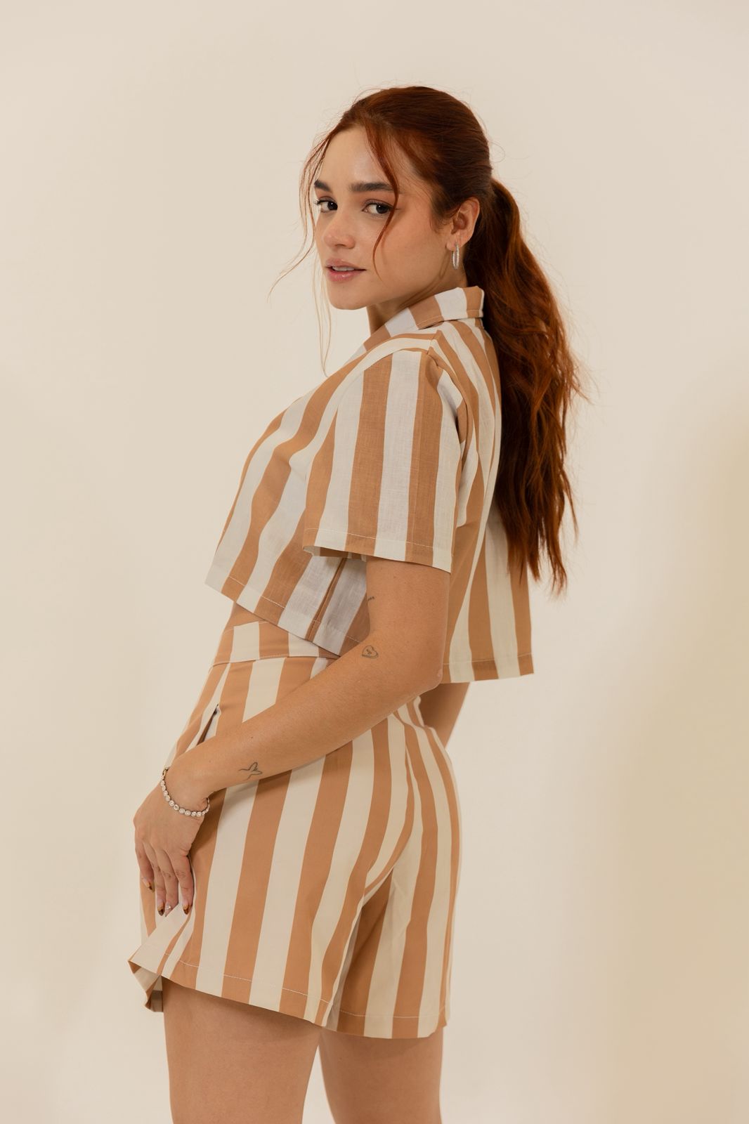 CAMISA CORTA LINES - PRE ORDER
