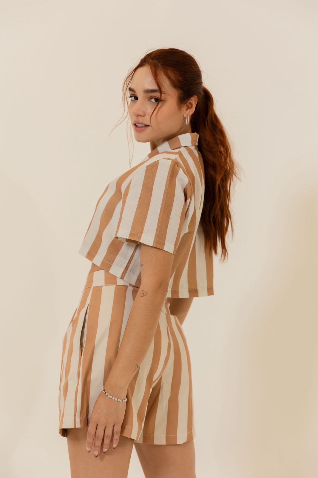 CAMISA CORTA LINES - PRE ORDER