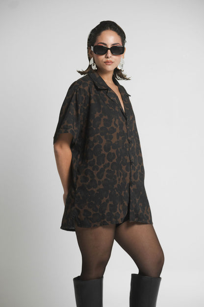 CAMISA LEO CAFE