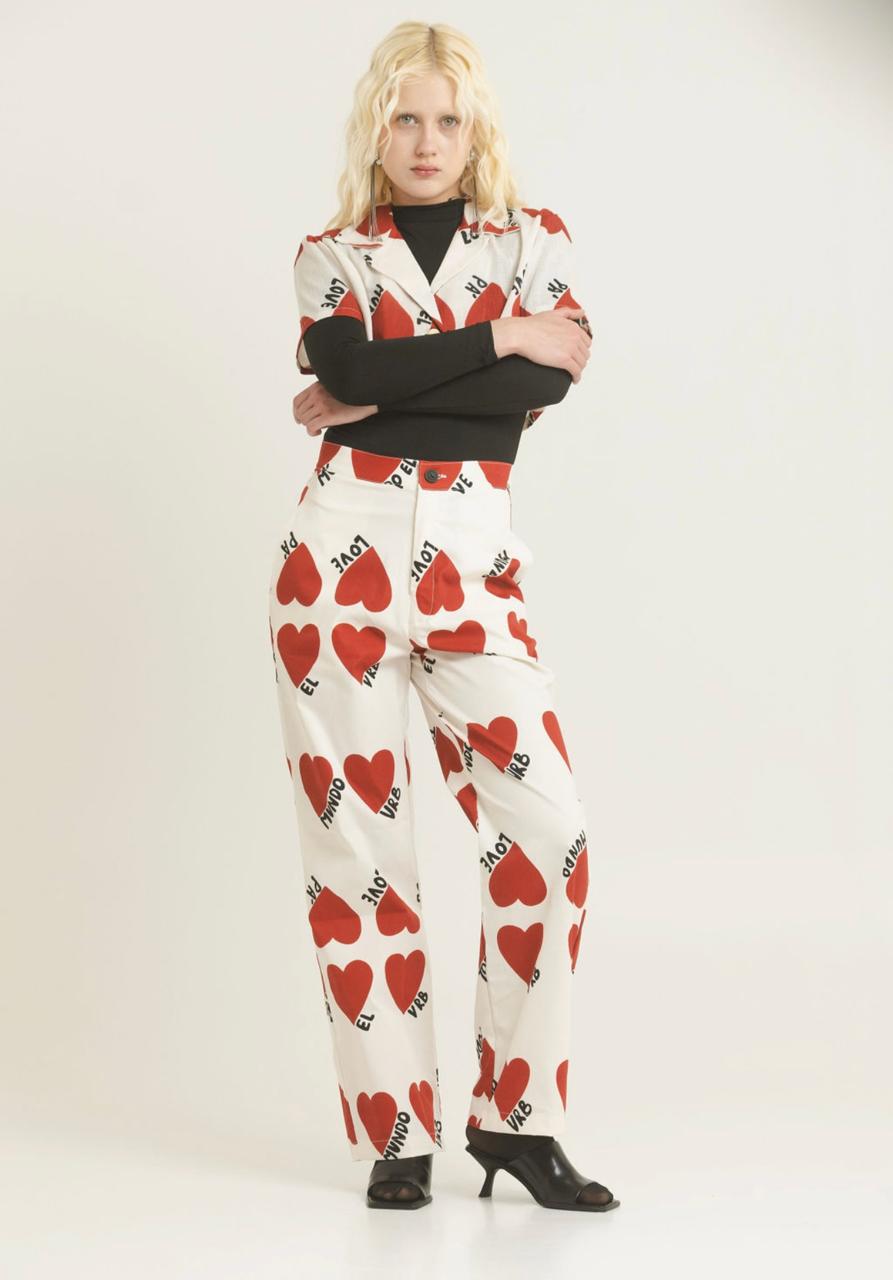 PANT CORAZONES ROJOS