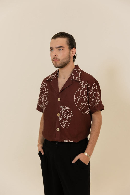 CAMISA ANATOMICO WINE - PRE ORDER