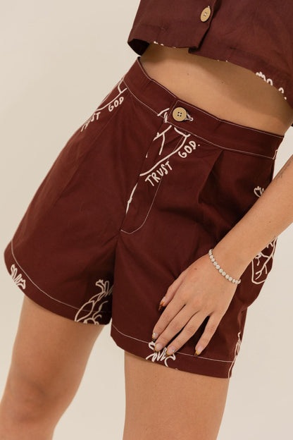SHORT ANATOMICO WINE - PRE ORDER
